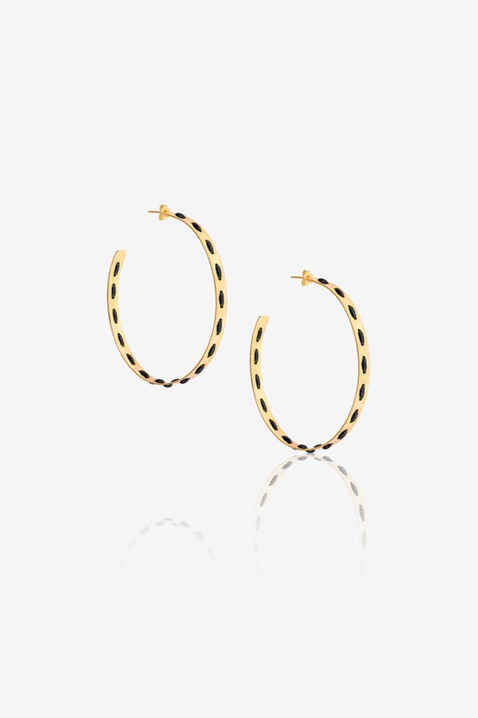 Weave Hoop Earring