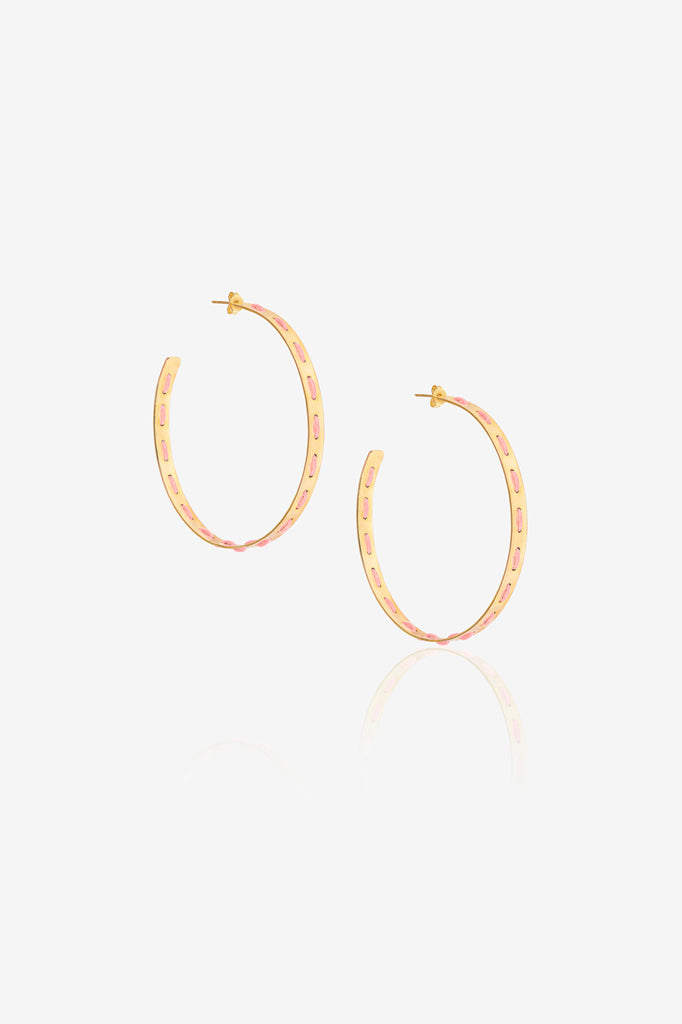 Weave Hoop Earring