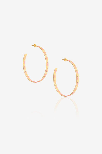 Weave Hoop Earring