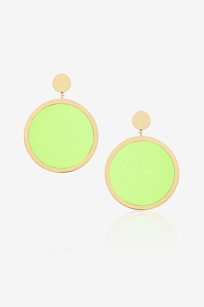 Neon Green Earring