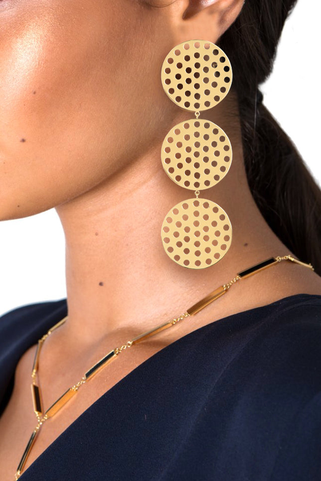 Dot Drop Earrings