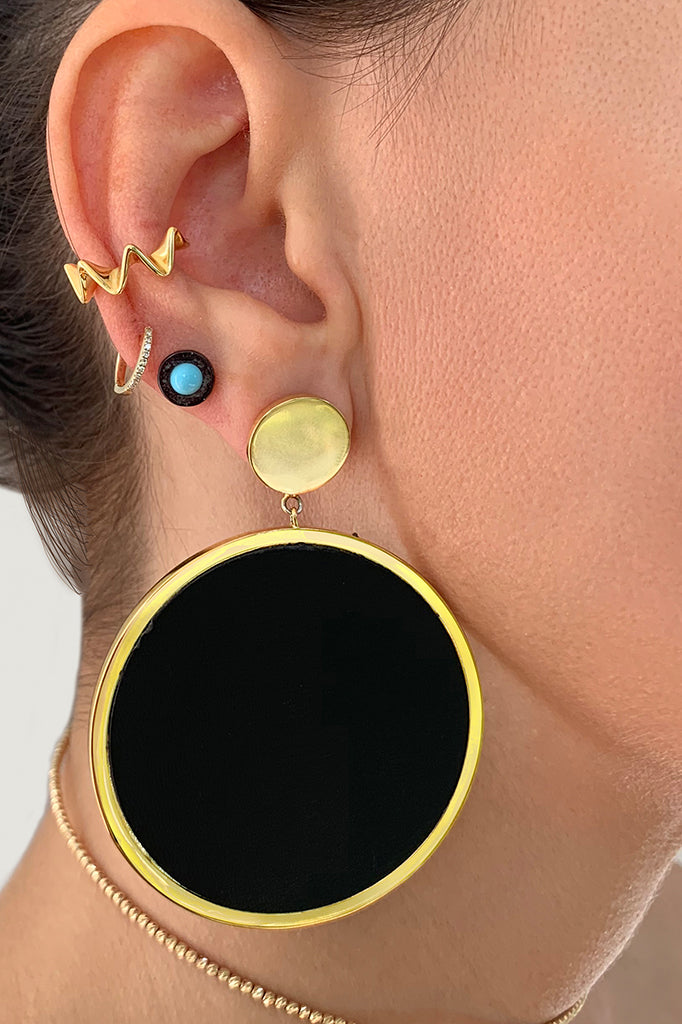 Round Stud Earring