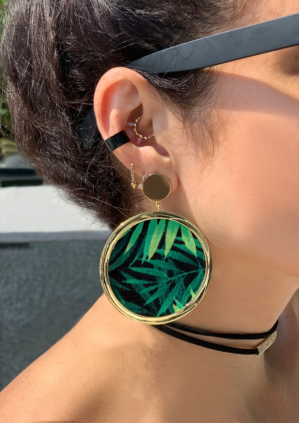 Pattern Circle Earring